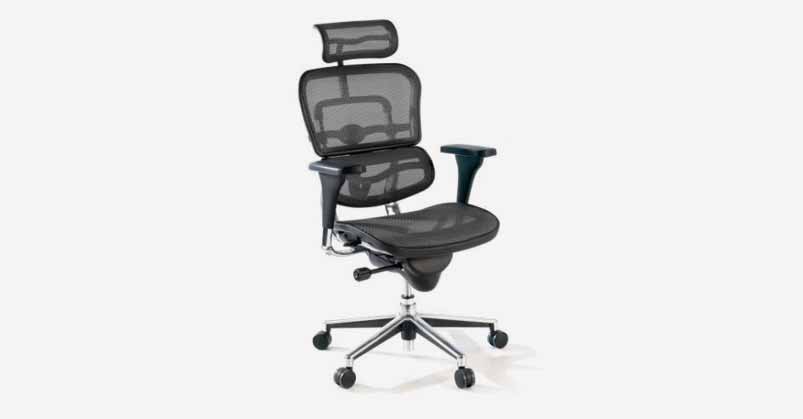 Grey Keystone ergonomic chair for remote work