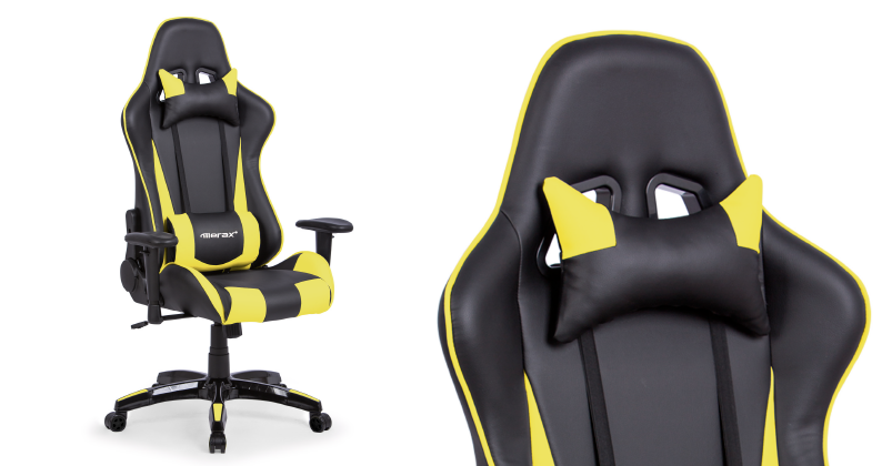 Diablo X gaming chair with adjustable armrests
