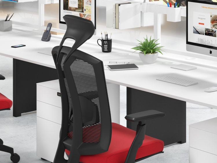 Adjusting the chair height for good posture