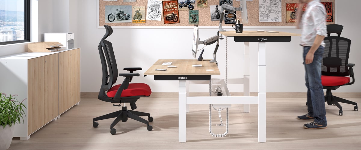 Correct work table height in the office