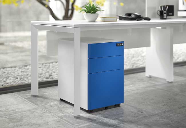 Desk drawer unit to keep files organised