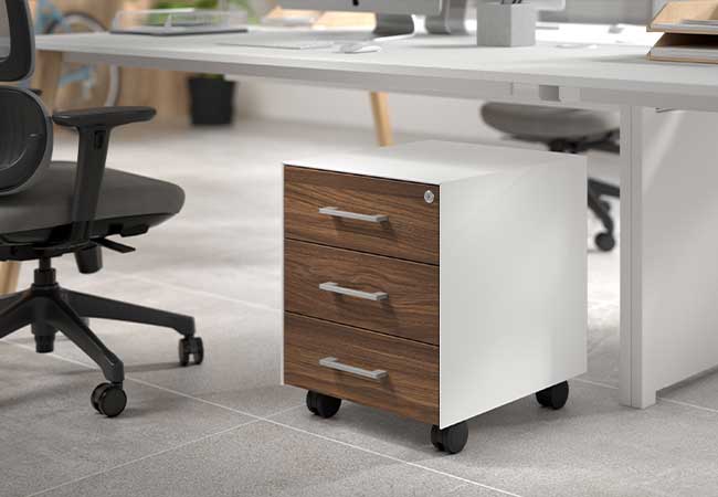 Office drawer unit for filing documents